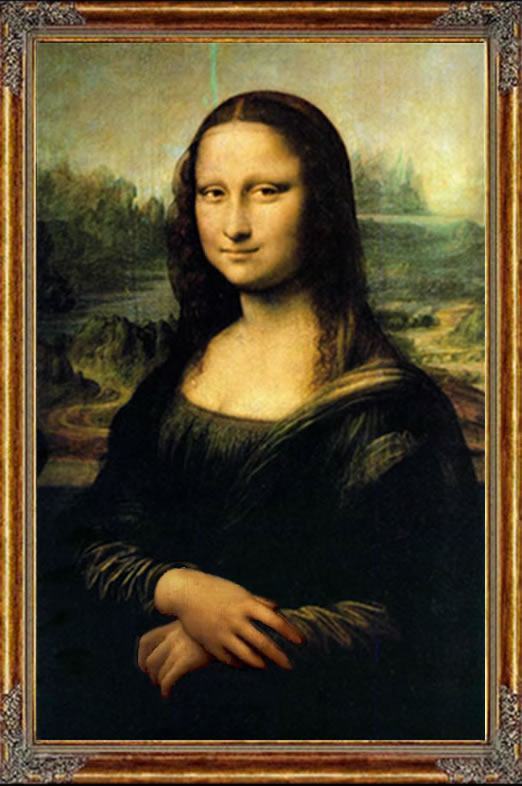 La Mona Lisa, pintura renacentista italiana.