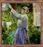 Pintura impresionista de la maestra Morisot.