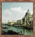 Pintura de Venecia y su canal principal.