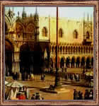 Retrato de la famosa plaza San Marco.