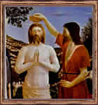 Cristo recibiendo sacramento.
