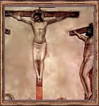 El Salvador crucificado.
