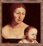 Esposa e hijos del maestro Holbein.