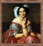 Retrato al óleo de mujer noble.