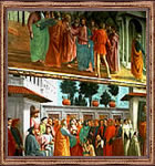 Pintura sobre muro realizada por Masaccio.
