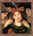 Retrato realizado a la perfección por el maestro Rossetti.