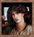 Mujer pintada estilo italiano.