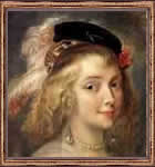 Retrato de su esposa: Rubens.
